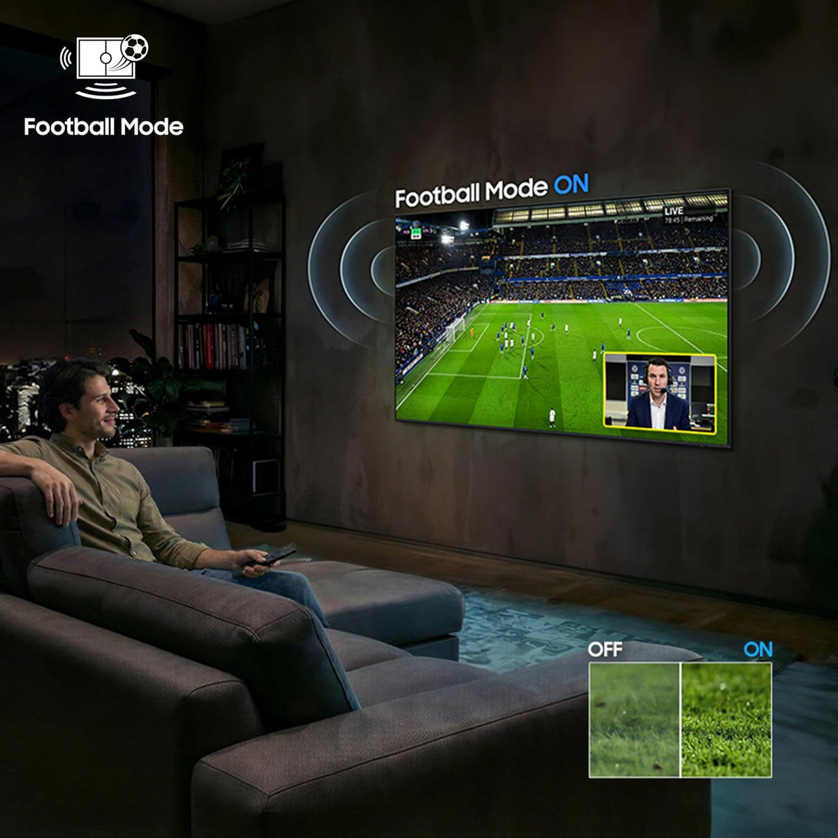 amsung 55 inch (138cm) Mini LED 4K Vision AI 2026 Smart TV | 30W Speakers | 4K Upscaling | Mini-LED HDR | 150+ Channels | 7 Years OS Upgrade | UA55M2EHAULXL