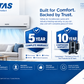 Voltas INV Breezia Prime 1.5 Ton 3 Star 4800W White Inverter Split AC with 5 Year Warranty