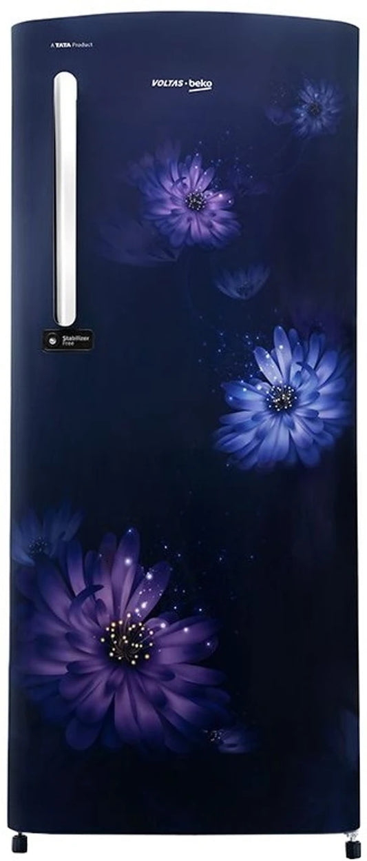 Voltas Beko 210 L Direct Cool Single Door 1 Star (Dahlia Blue, RDC245D1 ) Refrigerator