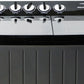 Voltas Beko 12 kg Semi Automatic Top Load Black, Grey (WTT120UPA)