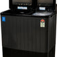 Voltas Beko 12 kg Semi Automatic Top Load Black, Grey (WTT120UPA)