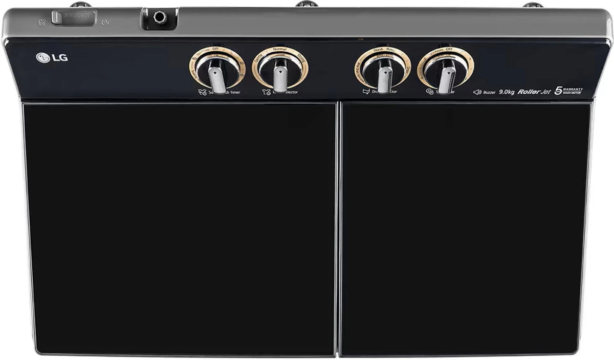 LG 9 kg Semi Automatic Top Load Black (PX900H7SK4Z) 5 STAR RATING
