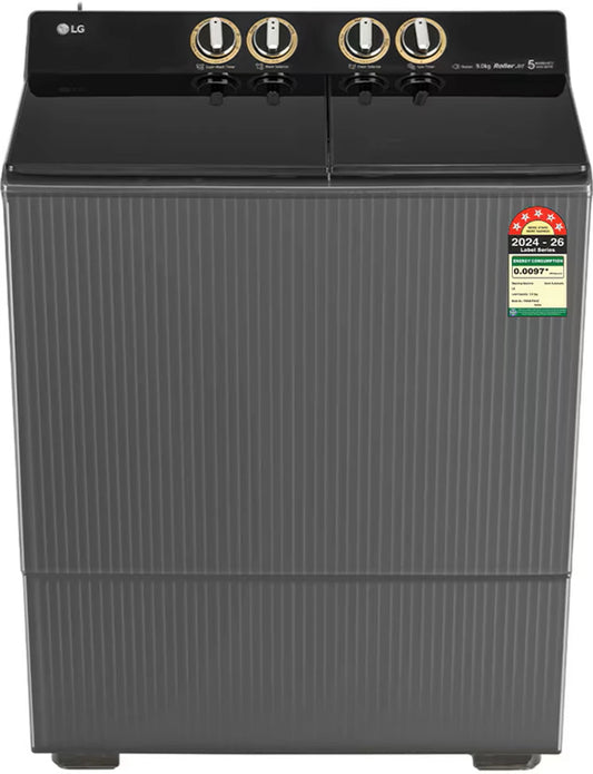 LG 9 kg Semi Automatic Top Load Black (PX900H7SK4Z) 5 STAR RATING
